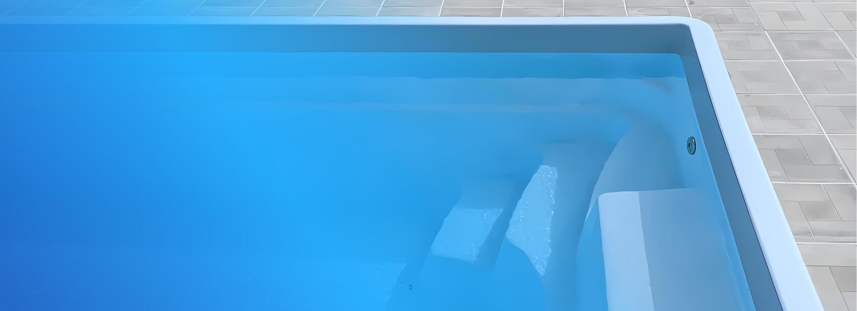 Бордюрный камень для бассейна — установка в Дубне