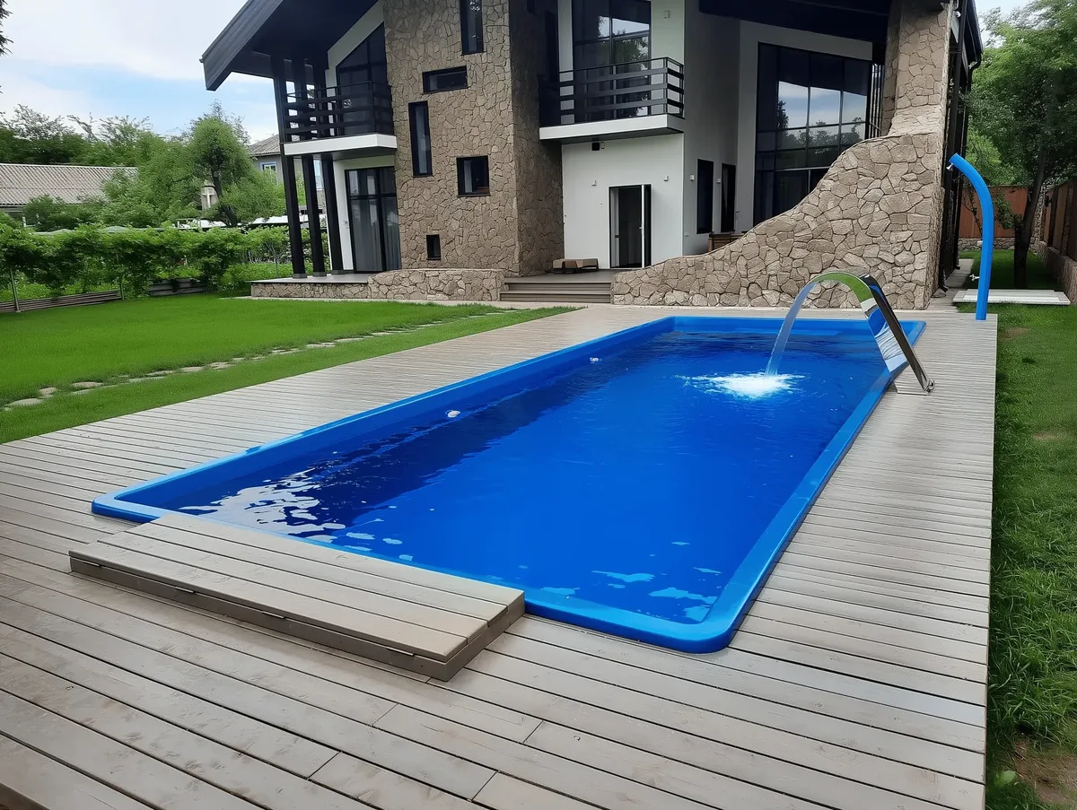 Композитный бассейн Laguna 9 — вид сверху в Дубне