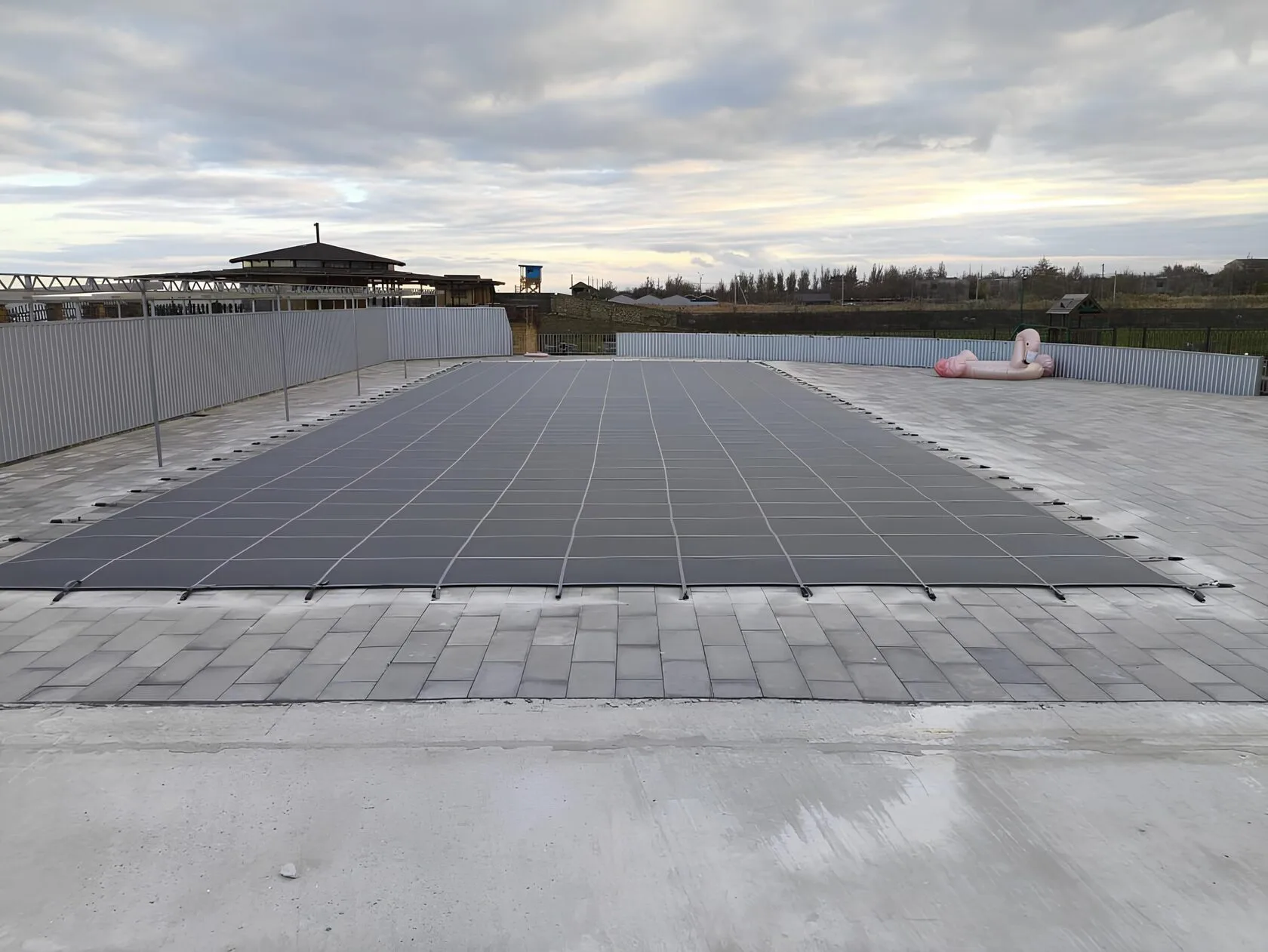 Защитное покрывало для бассейна в Дубне