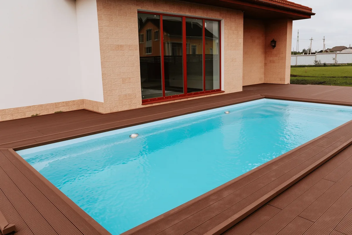 Композитный бассейн Laguna 8 — вид сверху в Дубне