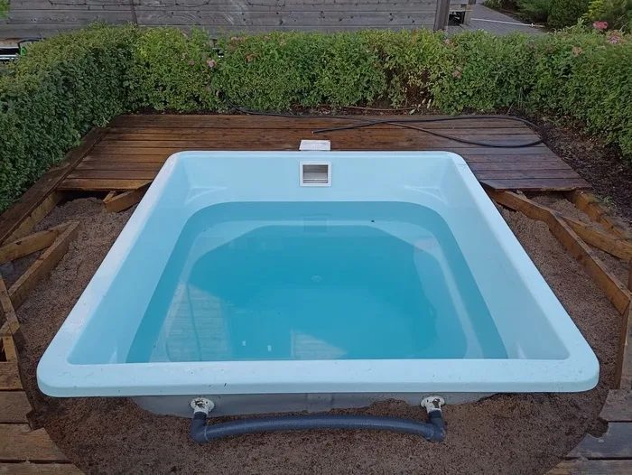 Композитная купель Laguna 2 — установка в Дубне